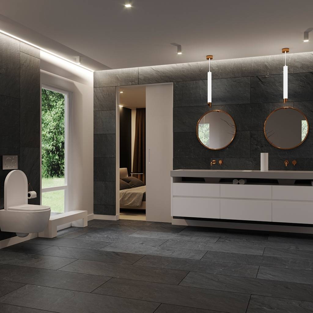 Panele winylowe Negrar off black 57614  Klasa 34 3 mm