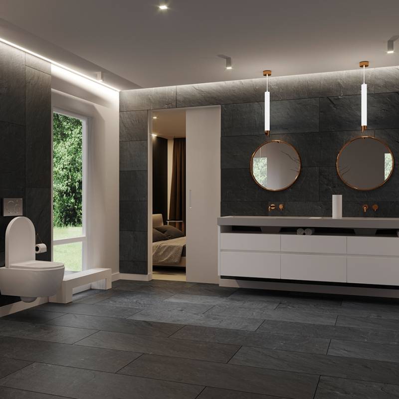 Panele winylowe Negrar off black 57614  Klasa 34 3 mm
