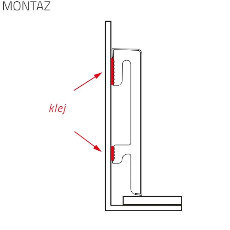Listwa przypodłogowa Bravo 80 mm Kaszmir  2,4m, BR81F4 - 5