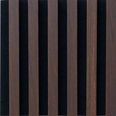 Lamele Panel lamelowy na filcu dąb ciemny 300 x 300 mm, 53615643104