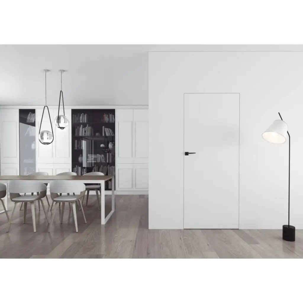 Ościeżnica aluminiowa Biała Sara Eco 2 odwrotna przylga Prawa 60 3z, 5901316110481