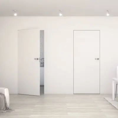 Ościeżnica aluminiowa Biała Sara Eco 2 odwrotna przylga Lewa 90 3z, 5901316110702