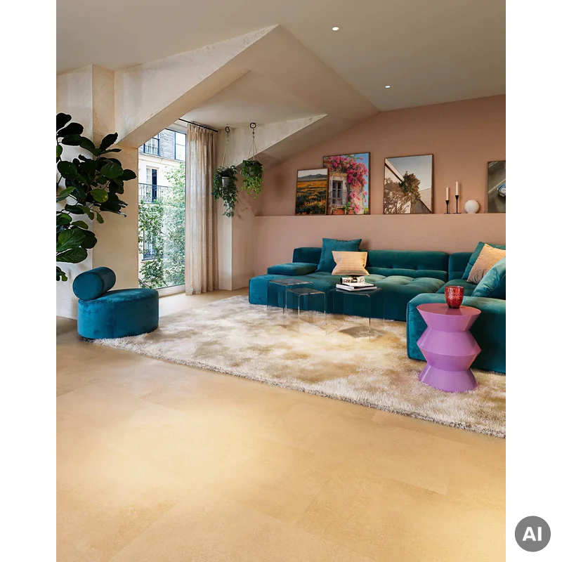 Panele winylowa Concrete Sand CAL DB-4095 Klasa 33 2.5 mm