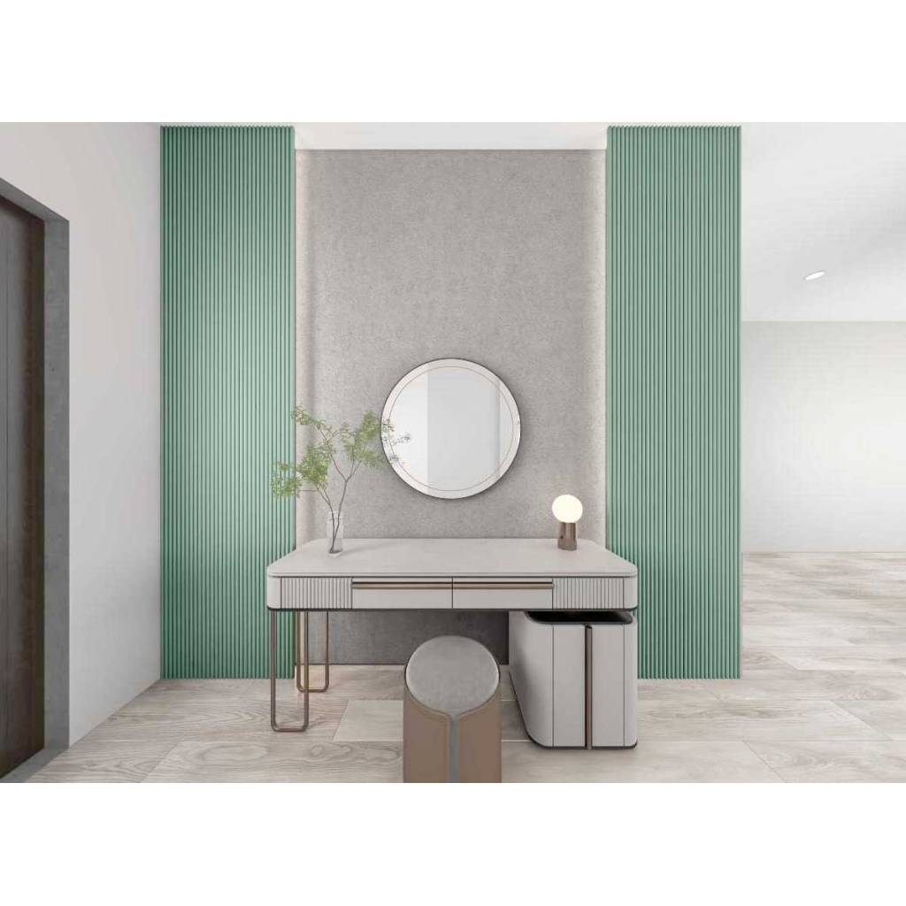 Lamele kolorowe Matt Soft Touch Relax Green O 735 Oval, 120042200