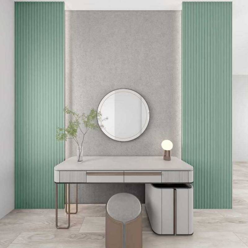 Lamele kolorowe Matt Soft Touch Relax Green O 735 Oval, 120042200