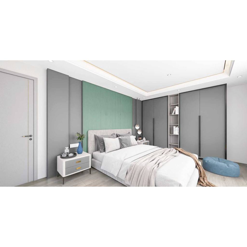 Lamele kolorowe Matt Soft Touch Relax Green O 735 Oval, 120042200