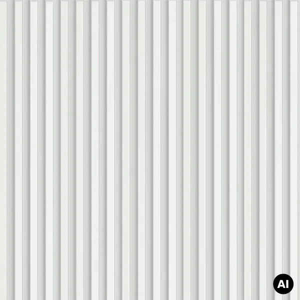 Lamele wodoodporne Białe S, Y00010