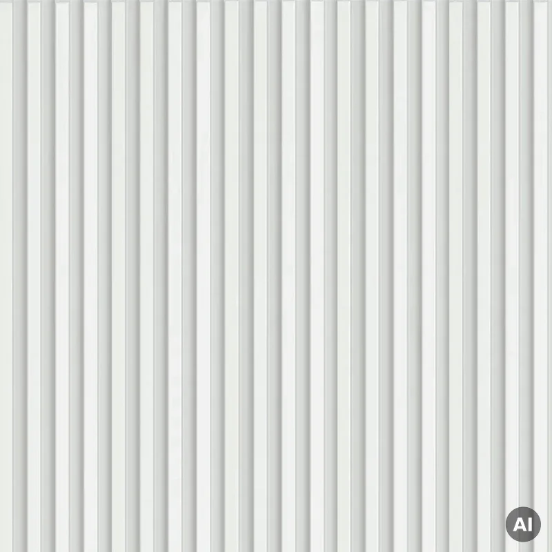 Lamele wodoodporne Białe S, Y00010