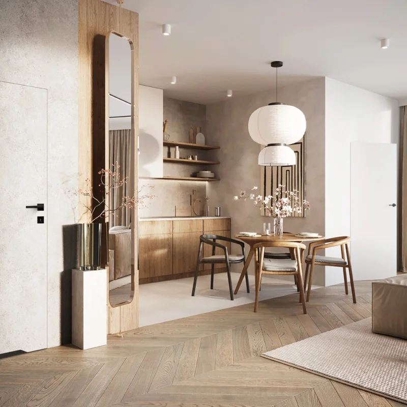 Drzwi ukryte Porta HIDE WC Bezprzylgowe (otwierane na zewną