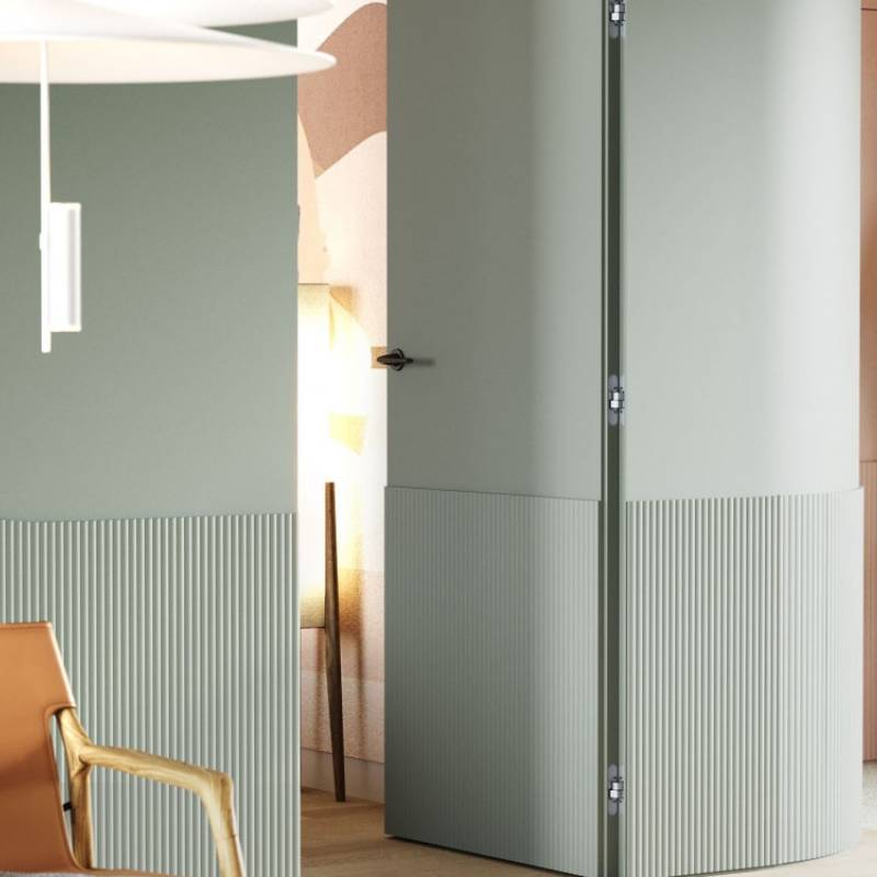 Drzwi ukryte Porta HIDE Bezprzylgowe (otwierane na zewnątrz) Prawe 70cm plaster miodu, SPA1110P07LB