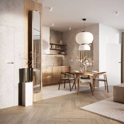 Drzwi ukryte Porta HIDE Bezprzylgowe (otwierane na zewnątrz) Lewe 70cm plaster miodu, SPA1110L07LBP0AKU0H000