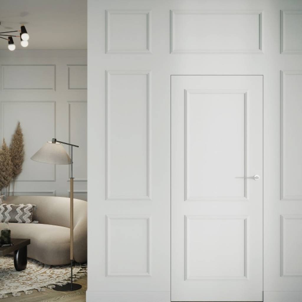 Drzwi ukryte Porta HIDE Bezprzylgowe (otwierane na zewnątrz) Lewe 70cm plaster miodu, SPA1110L07LBP0AKU0H000