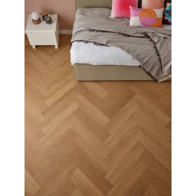 Panele winylowe SPC z podkładem Jodełka Dąb Montana Klasa 33 6 mm, 6067557