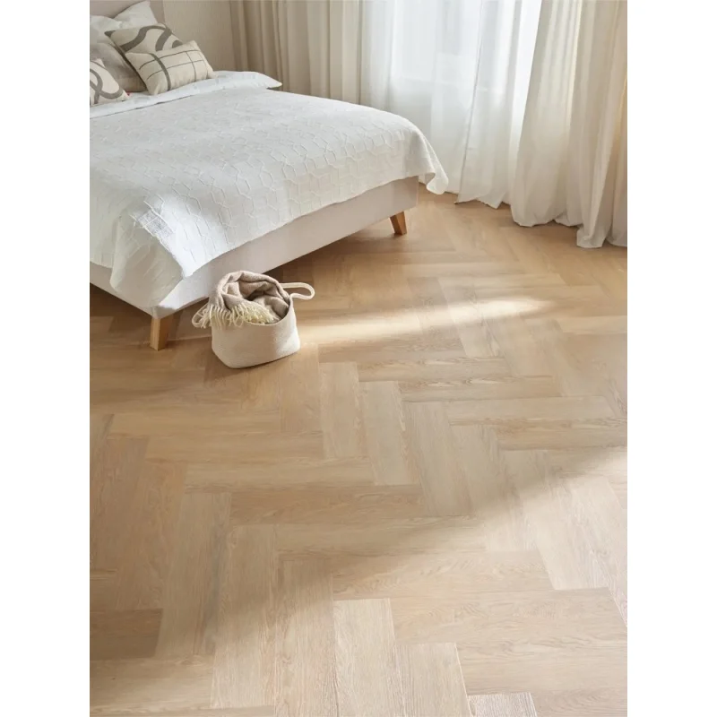 Panele winylowe SPC z podkładem Jodełka Dąb Iowa Klasa 33