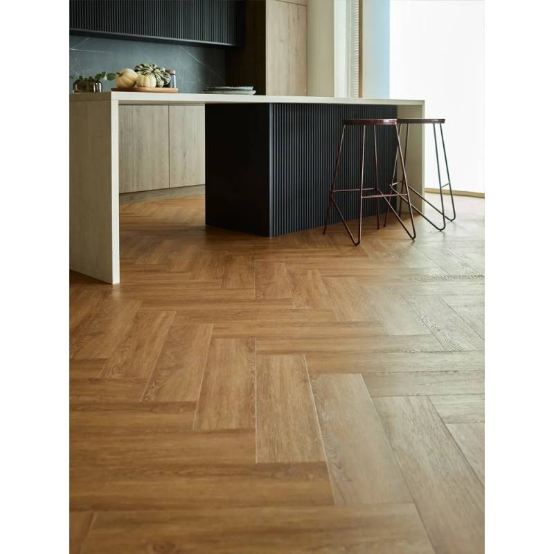 Panele winylowe SPC z podkładem Jodełka Dąb Phoenix Klasa 33 6 mm, 6067554
