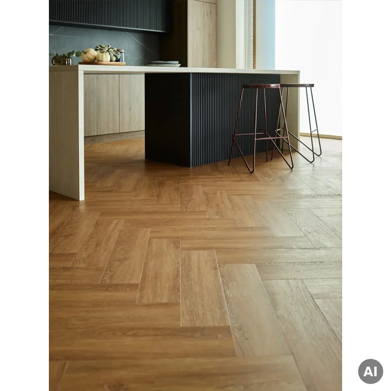 Panele winylowe SPC z podkładem Jodełka Dąb Phoenix Klasa