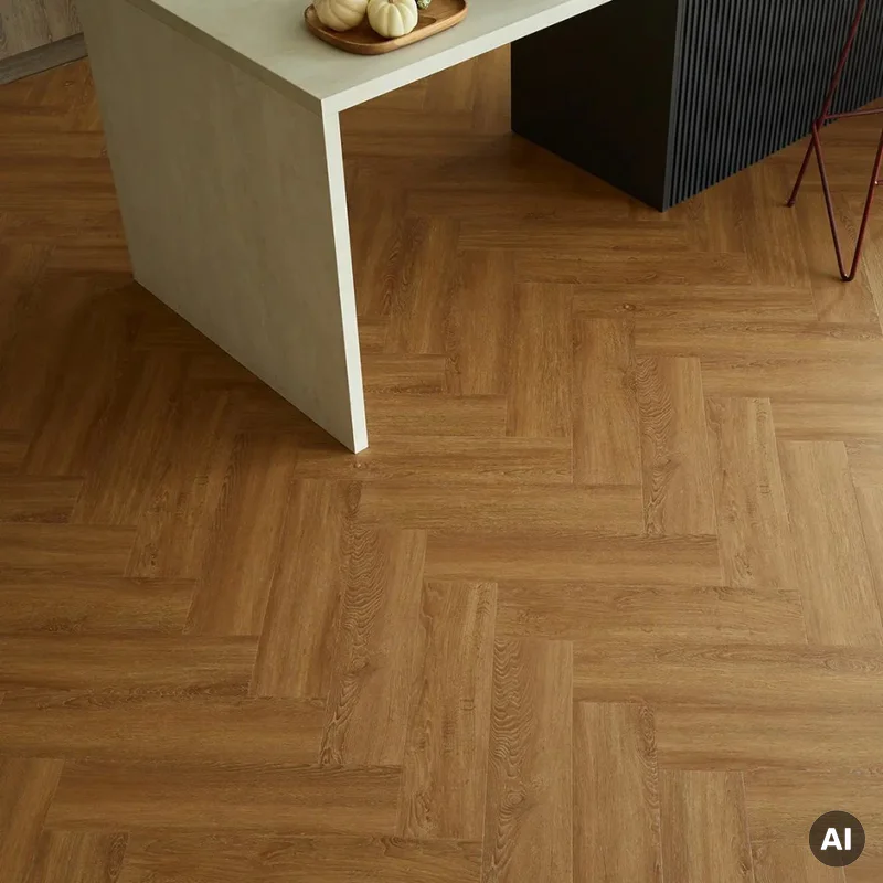 Panele winylowe SPC z podkładem Jodełka Dąb Phoenix Klasa