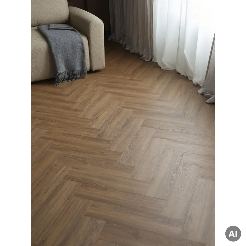 Panele winylowe SPC z podkładem Jodełka Dąb Nevada Klasa
