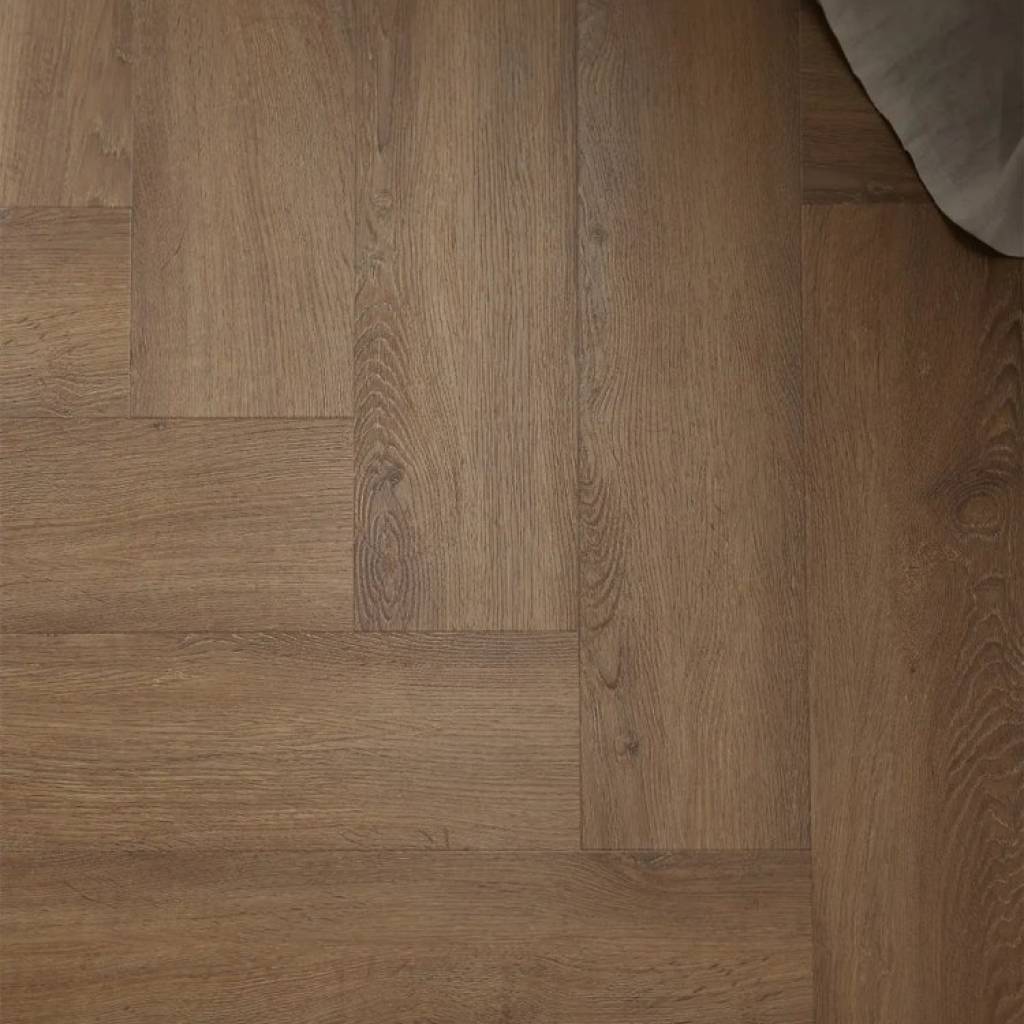 Panele winylowe SPC z podkładem Jodełka Dąb Nevada Klasa 33 6 mm, 6067555