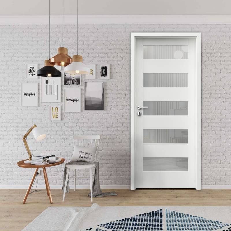Drzwi Porta Trim Lite B.2 Lewe 80 Przylgowe WC z podcięciem wentylacyjnym, SPXTB20L08DBIWSB3KA300