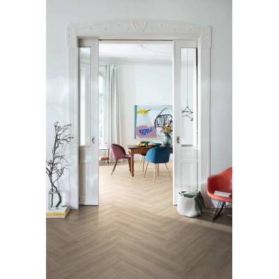 Panele podłogowe Jodełka Dąb Newport kremowy EL2161 AC4 8 mm, 1806784