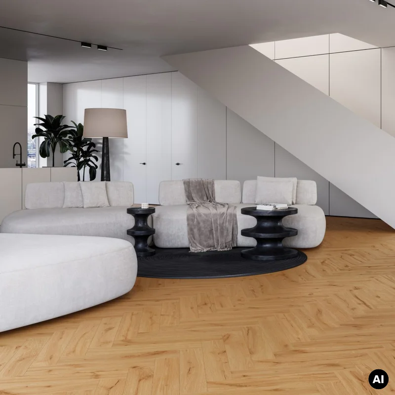 Panele winylowe SPC Jodełka Dąb Imbirowy DP5000027 Klasa 3