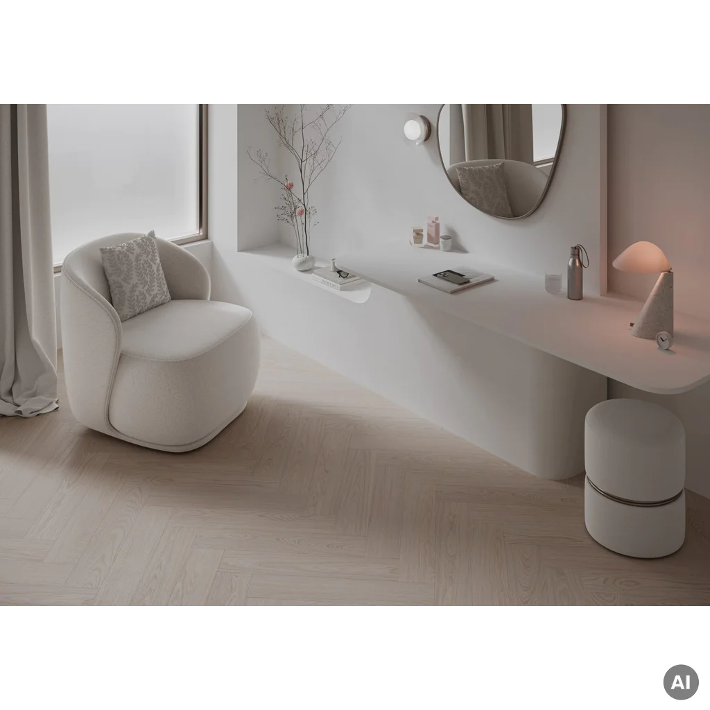 Panele winylowe SPC Jodełka Dąb Jedwabny Klasa 34 5 mm, SW4HMX-FHLA1-DP5XXX-ESILA
