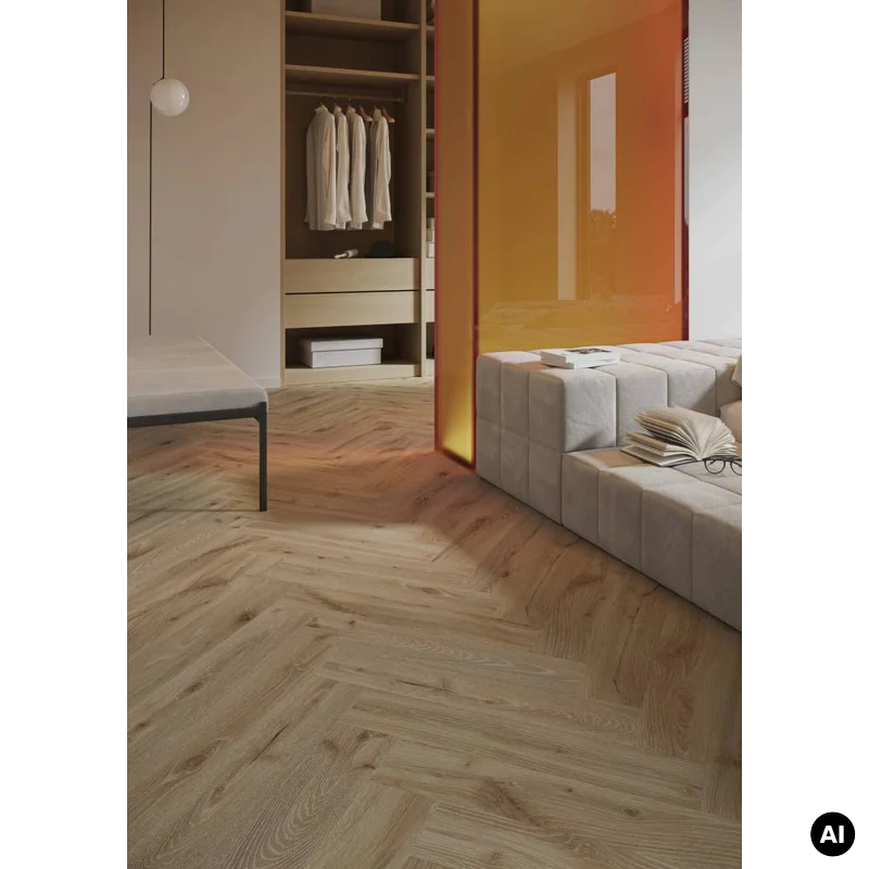 Panele winylowe SPC Jodełka Dąb Pustynny DP5000031 Klasa 3