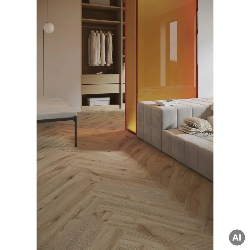 Panele winylowe SPC Jodełka Dąb Pustynny DP5000031 Klasa 3