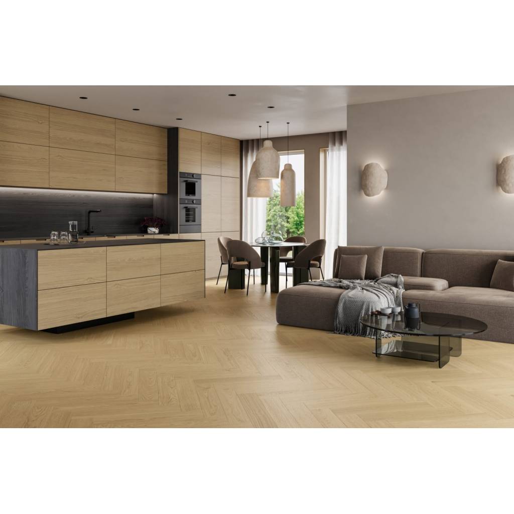 Panele winylowe SPC Jodełka Dąb Kremowy DP5000035 Klasa 34 5 mm, SW4HMX-FHLA1-DP5XXX-ECREA