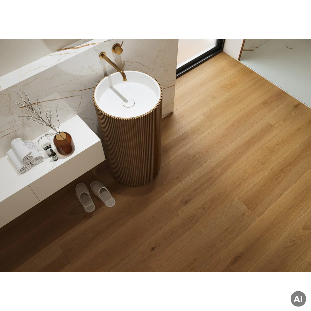 Panele winylowe SPC z podkładem Dąb Mosiężny Klasa 34 5.5 mm, SW4IMO-GSTAN-DP3XXX-EBRAC