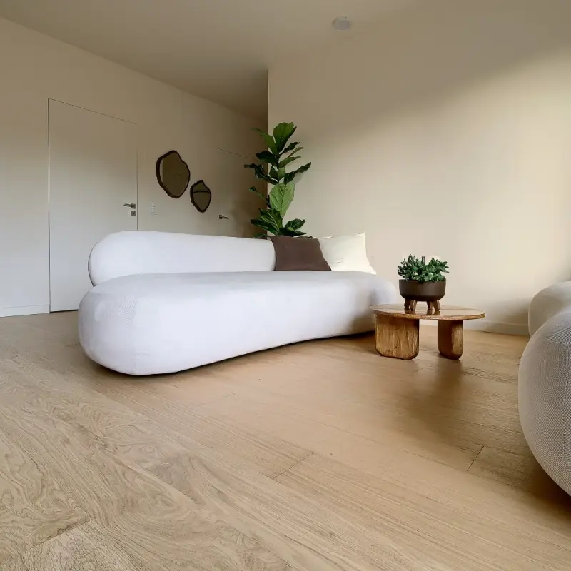 Podłoga Drewniana Dąb Naturalny Rustic Bielony 8.5 mm, VDZ