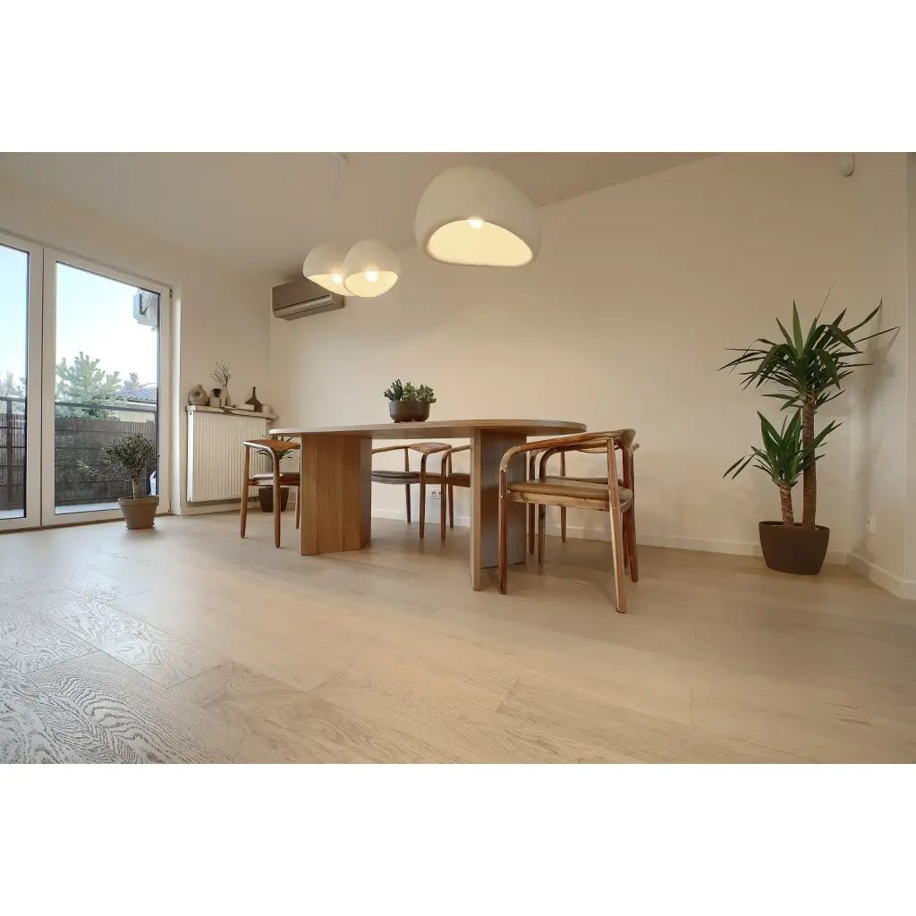 Podłoga Drewniana Dąb Naturalny Rustic Bielony 8.5 mm, VDZ143