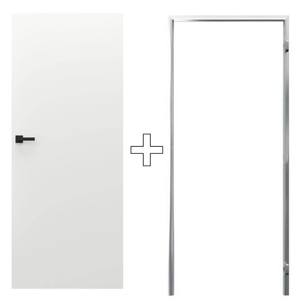 Zestaw Drzwi ukryte + Ościeżnica Porta HIDE Odwrotna przylga (otwierane do wewnątrz) Lewe 70cm plaster miodu, SPP1110L07LBP0A7U0H000, OPP100LL070000AN200000