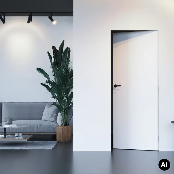 Zestaw Drzwi ukryte + Ościeżnica Porta HIDE Odwrotna przyl
