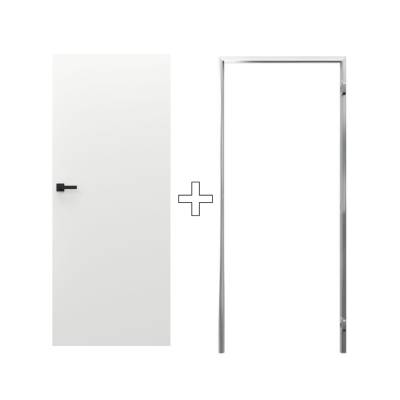 Zestaw Drzwi ukryte + Ościeżnica Porta HIDE Odwrotna przylga (otwierane do wewnątrz) Prawe 70cm plaster miodu, SPP1110P07LBP0AKU0H000, OPP100LP070000AM200000