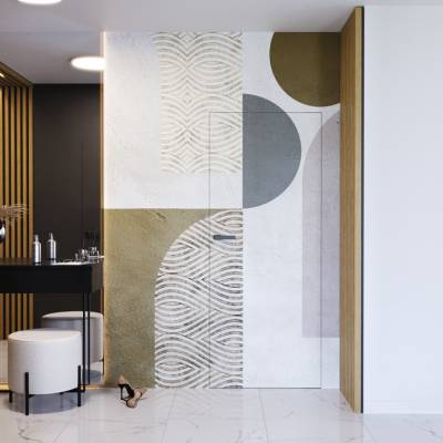 Zestaw Drzwi ukryte + Ościeżnica Porta HIDE Odwrotna przylga (otwierane do wewnątrz) Prawe 70cm plaster miodu, SPP1110P07LBP0AKU0H000, OPP100LP070000AM200000