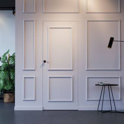 Zestaw Drzwi ukryte + Ościeżnica Porta HIDE Odwrotna przylga (otwierane do wewnątrz) Prawe 70cm plaster miodu, SPP1110P07LBP0AKU0H000, OPP100LP070000AM200000