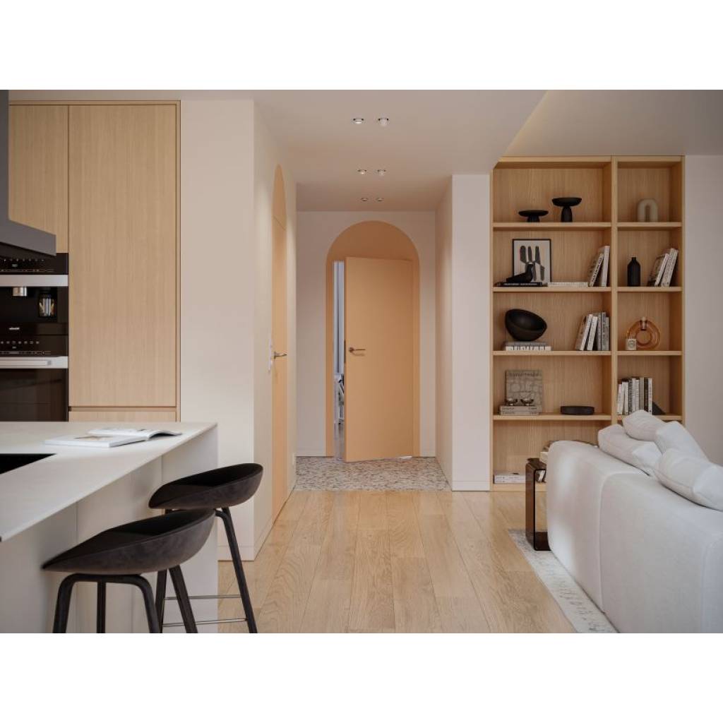 Zestaw Drzwi ukryte + Ościeżnica Porta HIDE Odwrotna przylga (otwierane do wewnątrz) Prawe 70cm plaster miodu, SPP1110P07LBP0AKU0H000, OPP100LP070000AM200000