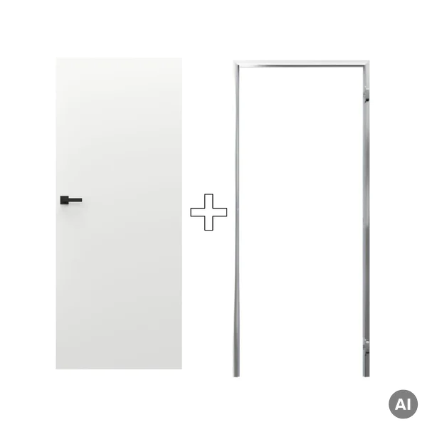 Zestaw Drzwi ukryte + Ościeżnica Porta HIDE Odwrotna przyl