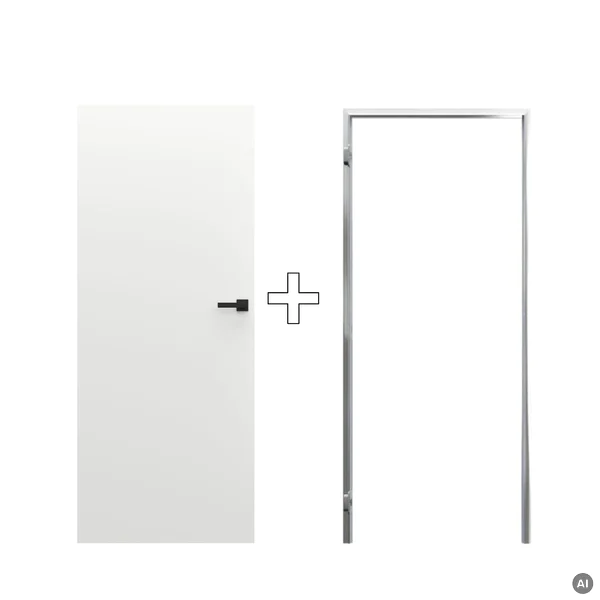 Zestaw Drzwi ukryte + Ościeżnica Porta HIDE Odwrotna przyl