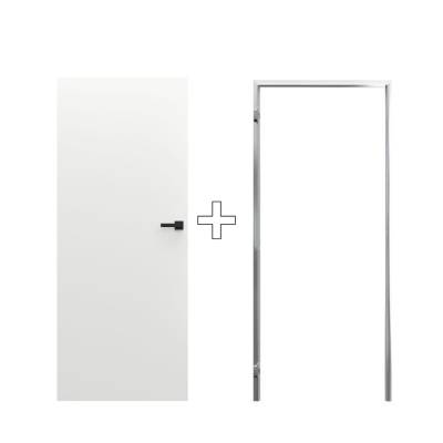 Zestaw Drzwi ukryte + Ościeżnica Porta HIDE Bezprzylgowe (otwierane na zewnątrz) Lewe 70cm plaster miodu, SPA1110L07LBP0A7U0H000, OPA100LL070000AN200000