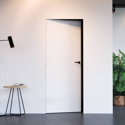 Zestaw Drzwi ukryte + Ościeżnica Porta HIDE Bezprzylgowe (otwierane na zewnątrz) Lewe 70cm plaster miodu, SPA1110L07LBP0A7U0H000, OPA100LL070000AN200000