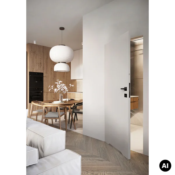 Zestaw Drzwi ukryte + Ościeżnica Porta HIDE WC Bezprzylgow