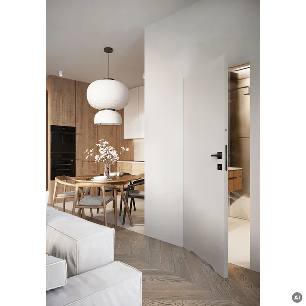 Zestaw Drzwi ukryte + Ościeżnica Porta HIDE WC Bezprzylgow