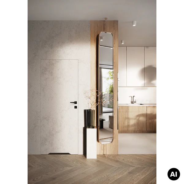Zestaw Drzwi ukryte + Ościeżnica Porta HIDE WC Bezprzylgow
