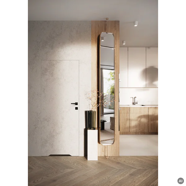 Zestaw Drzwi ukryte + Ościeżnica Porta HIDE WC Bezprzylgow