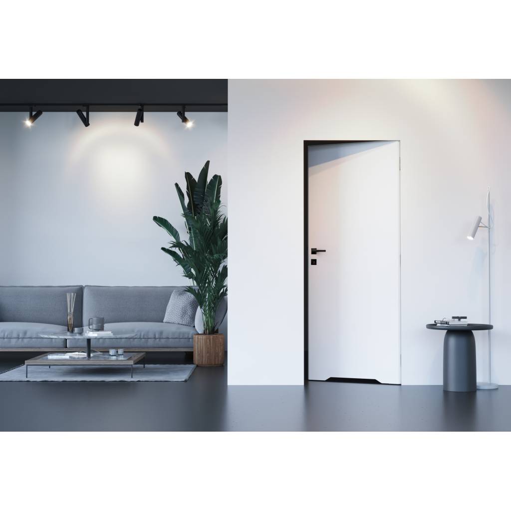 Zestaw Drzwi ukryte + Ościeżnica Porta HIDE WC Bezprzylgowe (otwierane na zewnątrz) Prawe 70cm plaster miodu, SPA1110P07LBPWAOU0H000, OPA100LP070000AM200000