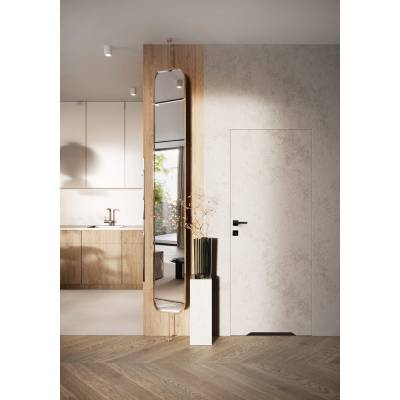 Zestaw Drzwi ukryte + Ościeżnica Porta HIDE WC Bezprzylgowe (otwierane na zewnątrz) Prawe 80cm plaster miodu, SPA1110P08LBPWAYU0H000, OPA100LP080000AN200000