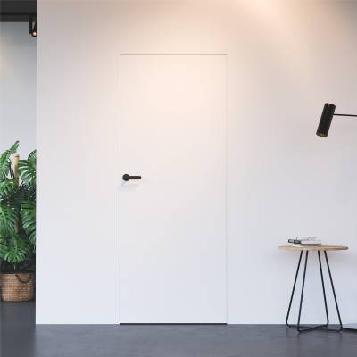 Zestaw Drzwi ukryte + Ościeżnica Porta HIDE Bezprzylgowe (otwierane na zewnątrz) Prawe 80cm płyta, SPA1110P08LBP0A7V0O000, OPA100LP080000AN300000